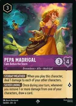 Pepa Madrigal - Calm Before the Storm #56 · Disney Lorcana