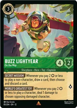 Buzz Lightyear - On the Way #85 · Disney Lorcana