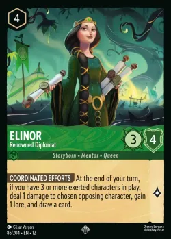Elinor - Renowned Diplomat #86 · Disney Lorcana