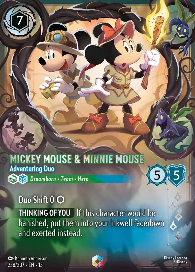 Mickey Mouse & Minnie Mouse - Adventuring Duo 「13-238」「EN」