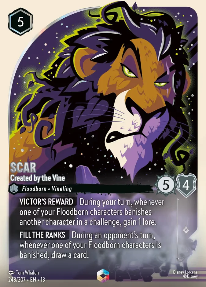Scar - Created by the Vine 「13-243」「EN」