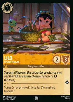 Lilo - Patient Weaver #10 · Disney Lorcana