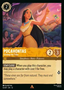Pocahontas - Guiding the Tribe #12 · Disney Lorcana