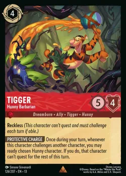 Tigger - Hunny Barbarian #126 · Disney Lorcana