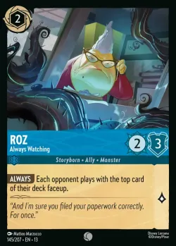 Roz - Always Watching #145 · Disney Lorcana
