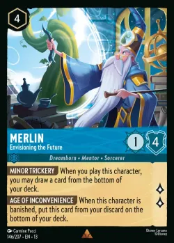 Merlin - Envisioning the Future #146 · Disney Lorcana