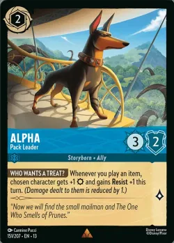 Alpha - Pack Leader #151 · Disney Lorcana