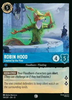 Robin Hood - Created by the Vine #159 · Disney Lorcana