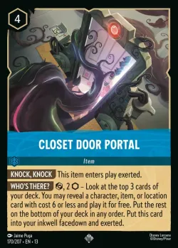 Closet Door Portal #170 · Disney Lorcana