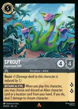 Sprout - Experiment 509 #179 · Disney Lorcana