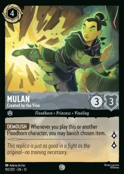Mulan - Created by the Vine #192 · Disney Lorcana