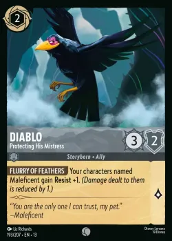 Diablo - Protecting His Mistress #193 · Disney Lorcana