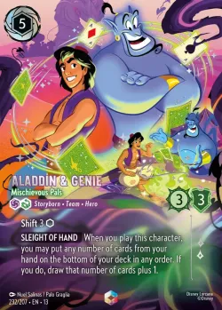 Aladdin & Genie - Mischievous Pals 「13-232」「EN」