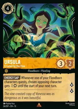 Ursula - Created by the Vine #26 · Disney Lorcana