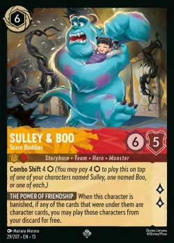Sulley & Boo - Scare Buddies #29 · Disney Lorcana