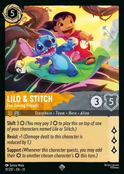 Lilo & Stitch - Fun-Loving Friends #31 · Disney Lorcana