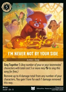 I'm Never Not by Your Side #33 · Disney Lorcana