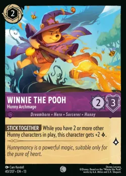 Winnie the Pooh - Hunny Archmage #40 · Disney Lorcana