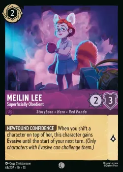 Meilin Lee - Superficially Obedient #44 · Disney Lorcana