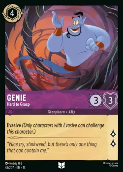 Genie - Hard to Grasp #45 · Disney Lorcana