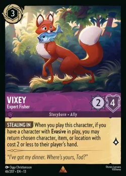 Vixey - Expert Fisher #46 · Disney Lorcana