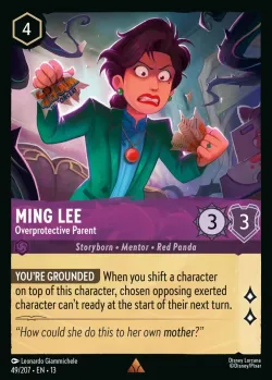 Ming Lee - Overprotective Parent #49 · Disney Lorcana