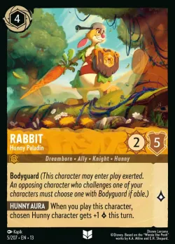 Rabbit - Hunny Paladin #5 · Disney Lorcana