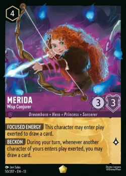 Merida - Wisp Conjurer #50 · Disney Lorcana