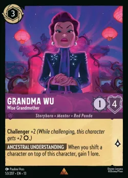 Grandma Wu - Wise Grandmother #53 · Disney Lorcana