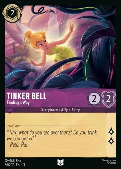 Tinker Bell - Finding a Way #56 · Disney Lorcana