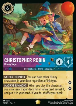 Christopher Robin - Hunny Sage #61 · Disney Lorcana