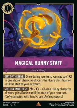 Magical Hunny Staff #71 · Disney Lorcana