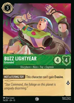 Buzz Lightyear - Grounded #76 · Disney Lorcana