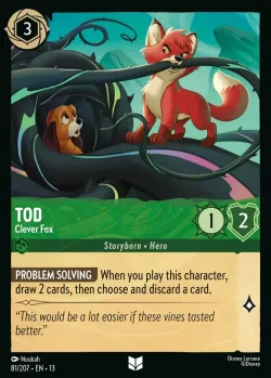 Tod - Clever Fox #81 · Disney Lorcana