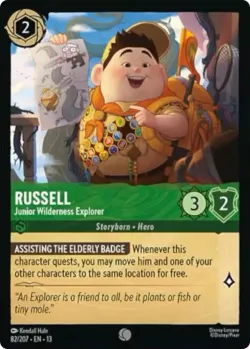Russell - Junior Wilderness Explorer #82 · Disney Lorcana