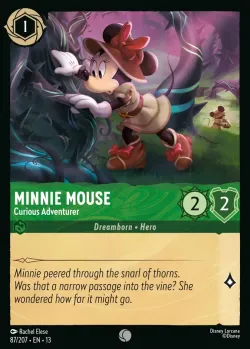 Minnie Mouse - Curious Adventurer #87 · Disney Lorcana