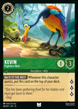 Kevin - Flightless Bird #88 · Disney Lorcana