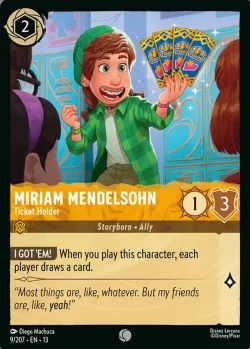 Miriam Mendelsohn - Ticket Holder #9 · Disney Lorcana