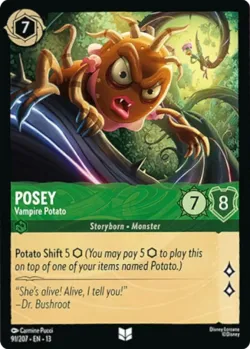 Posey - Vampire Potato #91 · Disney Lorcana