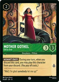 Mother Gothel - Evil as Ever #93 · Disney Lorcana