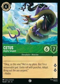 Cetus - Mighty Serpent #96 · Disney Lorcana