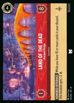 Land of the Dead - Marigold Bridge #135 · Disney Lorcana
