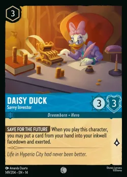 Daisy Duck - Savvy Investor #149 · Disney Lorcana