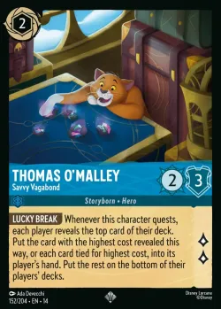Thomas O'Malley - Savvy Vagabond #152 · Disney Lorcana