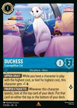 Duchess - Cosmopolitan Cat #153 · Disney Lorcana