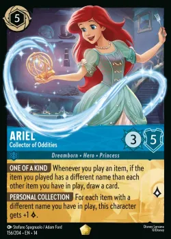 Ariel - Collector of Oddities #156 · Disney Lorcana