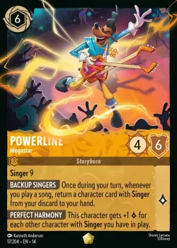 Powerline - Megastar #17 · Disney Lorcana