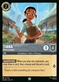 Tiana - Restauranteur #176 · Disney Lorcana