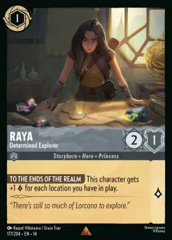 Raya - Determined Explorer #177 · Disney Lorcana