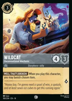 Wildcat - Unconventional Mechanic #180 · Disney Lorcana